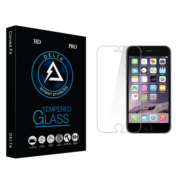 محافظ صفحه نمایش شیشه ای یاندو دلتا مدل HD مناسب برای گوشی موبایل اپل iPhone 6/6S