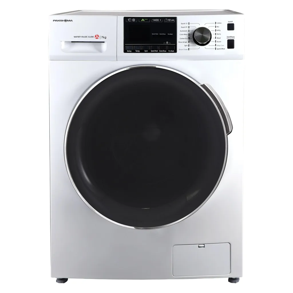 ماشین لباسشویی پاکشوما مدل TFU-74401 ظرفیت 7 کیلوگرم
