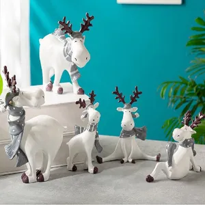 مجسمه مدل گوزن کد 1020 مجموعه 5 عددی