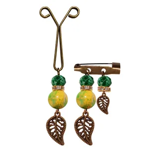 ست گیره روسری و سنجاق سینه زنانه مدل PM30