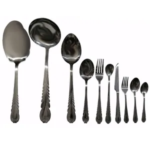 سرویس قاشق و چنگال 92 پارچه رز مدل دل