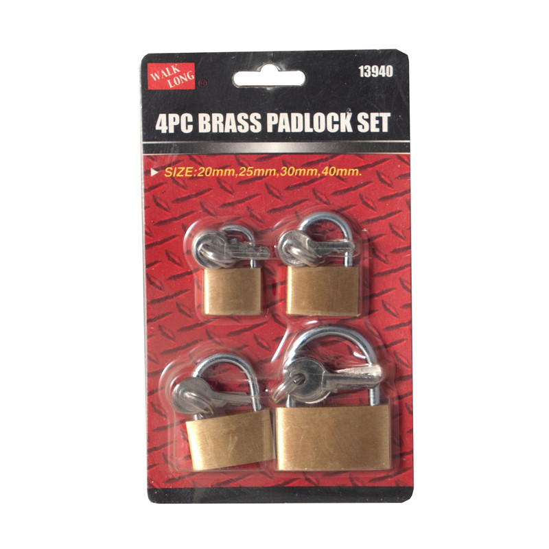 قفل آویز واک لانگ مدل 13940 مجموعه 4 عددی