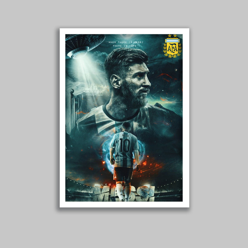 تابلو مدل لیونل مسی Lionel Messi کد LA-G10555