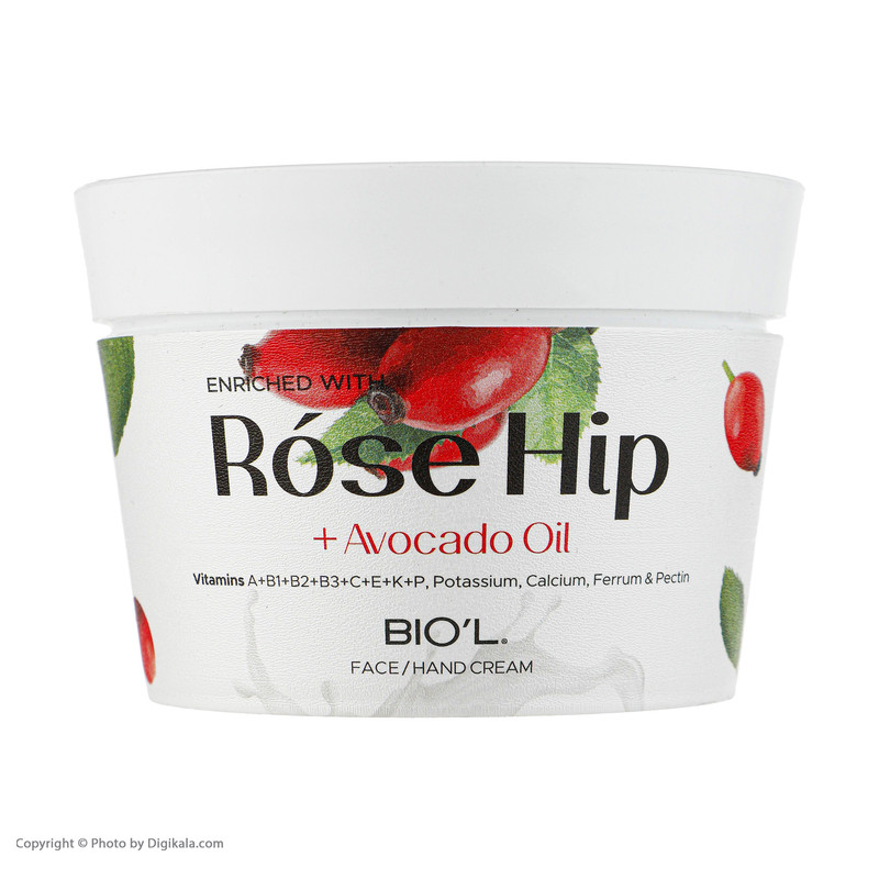 کرم مرطوب کننده بیول مدل Rose Hip حجم 200 میلی لیتر