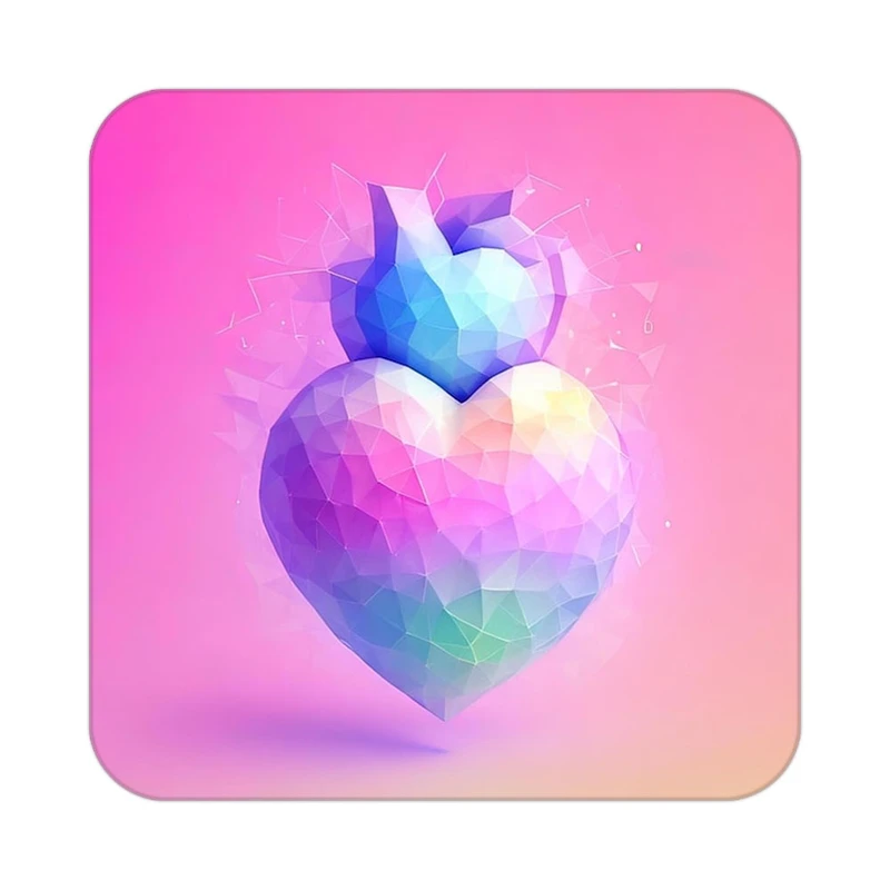 زیر لیوانی کاکتی مدل عاشقانه کد mp14120