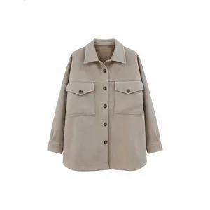 کت زنانه مدل جلودکمه فوتر