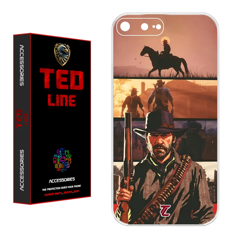 کاور تدلاین طرح رد دد ریدمپشن کد 1201 مناسب برای گوشی موبایل اپل Iphone 7 Plus / 8 Plus