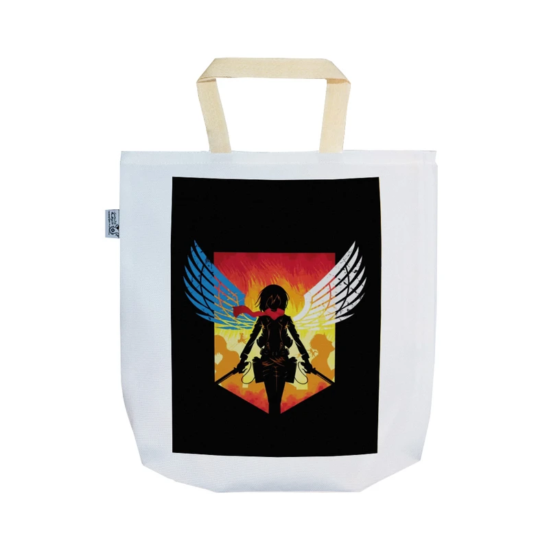 ساک خرید ترمه طراحان ایده طرح اَتک آن تایتان Attack on Titan کد strm0363 - SS