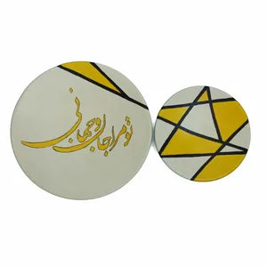 بشقاب دیوارکوب سفالی کد 06 مجموعه 2 عددی
