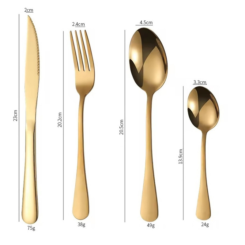 سرویس قاشق و چنگال 24 پارچه مدل لوئیس