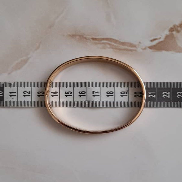 دستبند زنانه ژوپینگ مدل النگویی بیضی 720 دستبند زنانه ژوپینگ مدل النگویی بیضی 720