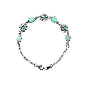 دستبند نقره زنانه مدل 100182