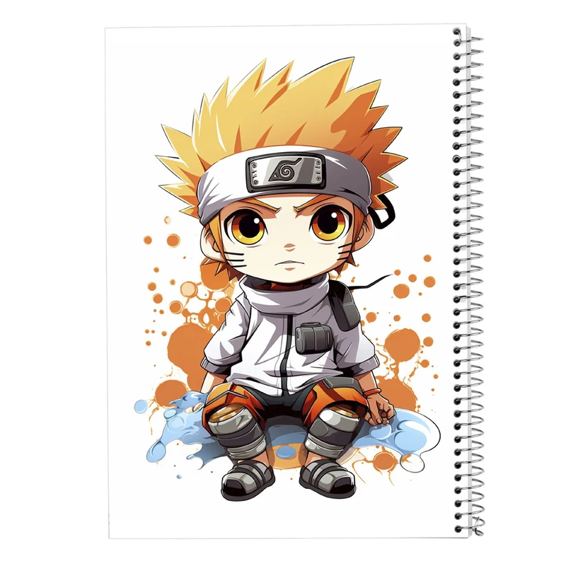 دفتر شطرنجی 50 برگ مدوپد مدل Naroto کد DF11178