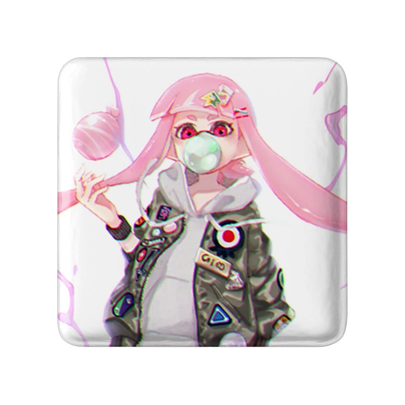 مگنت خندالو طرح بازی اسپلاتون (Splatoon) مدل مربعی کد 33322