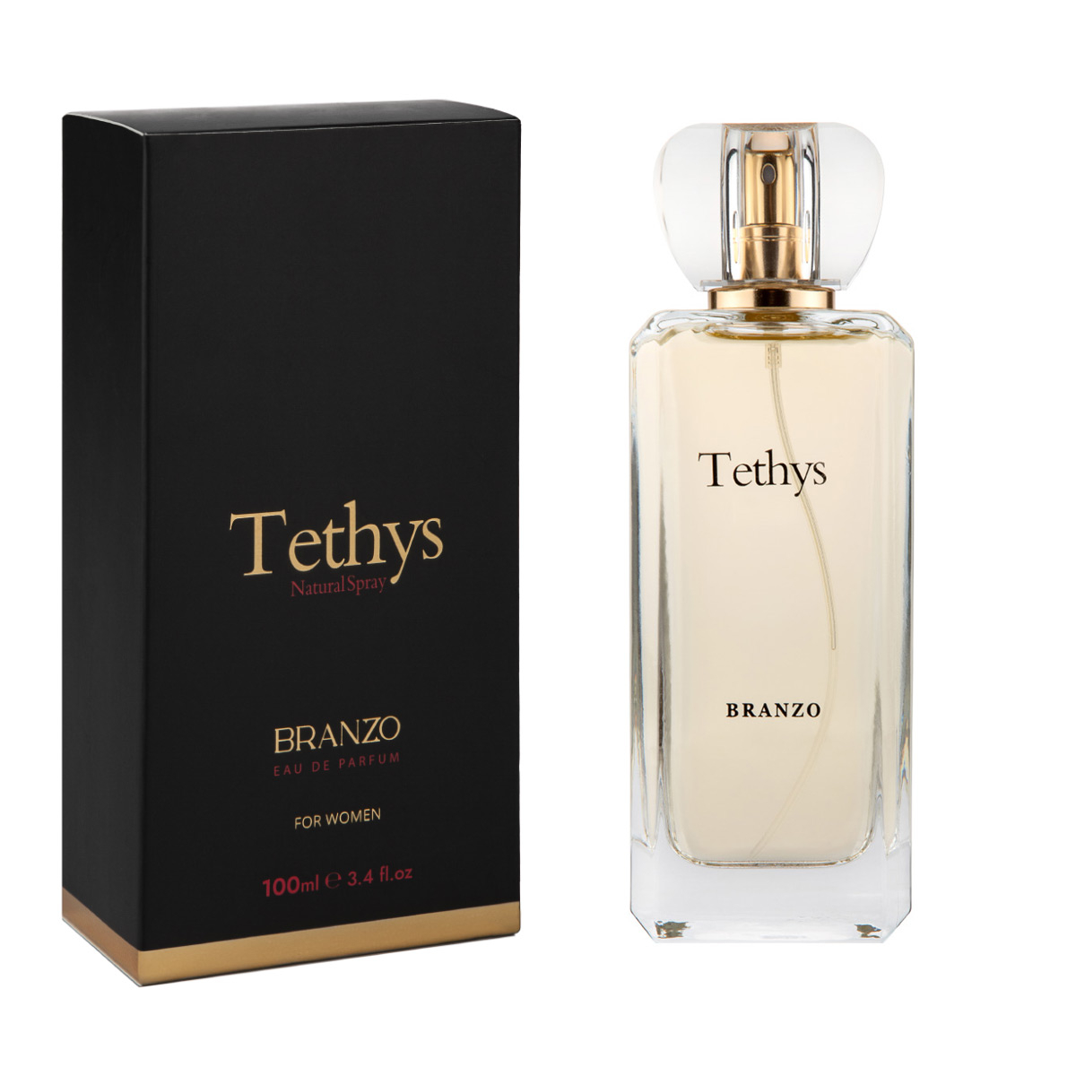 ادوپرفیوم زنانه برانزو مدل TETHYS VICTORIA SECRET NIGHT حجم 100 میلی‌لیتر