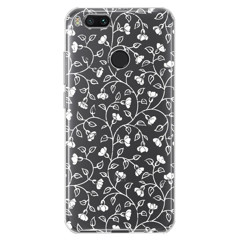 کاور مگافون طرح گل مدل C42-W مناسب برای گوشی موبایل شیائومی Mi A1 / Mi 5X