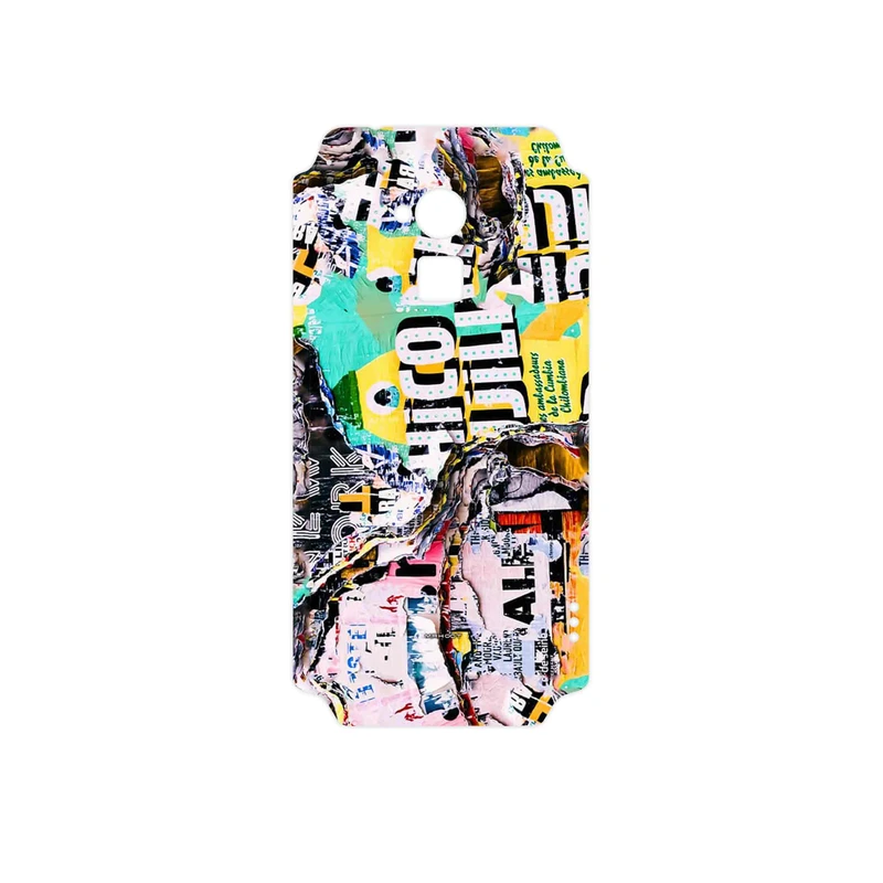 برچسب پوششی ماهوت مدل Collage of Teared Paper مناسب برای گوشی موبایل اچ تی سی One Max