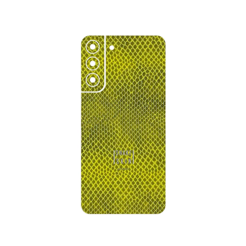 برچسب پوششی ماهوت مدل Yellow Snake Skin مناسب برای گوشی موبایل سامسونگ Galaxy S22 Plus 5G