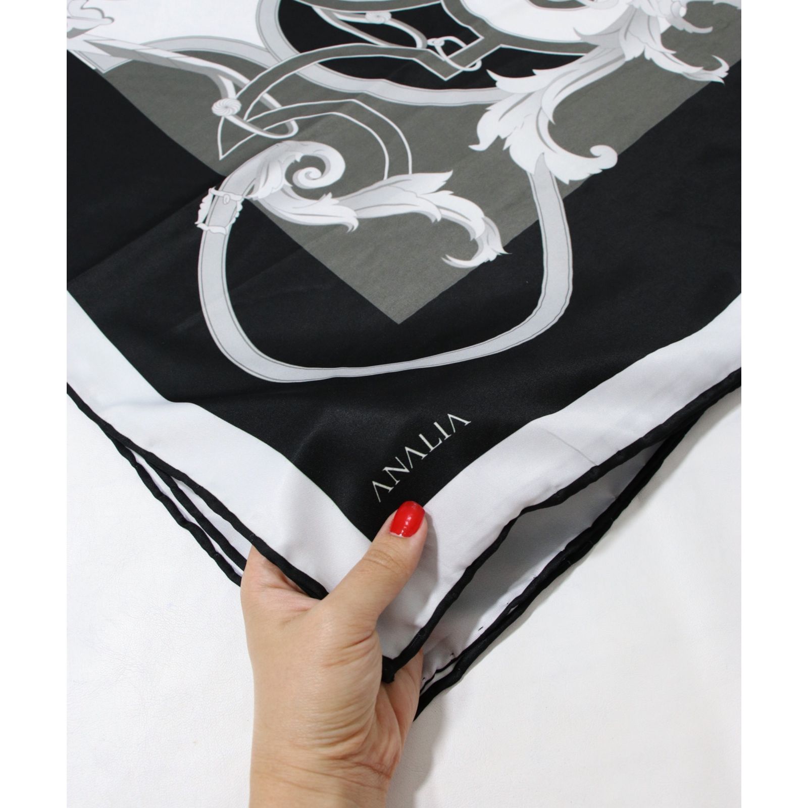 روسری زنانه مدل ابریشم مزونی جدید چهار فصل ana-6056 - - 8