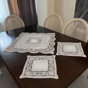 ست رومیزی 3 تکه مدل شکوفه