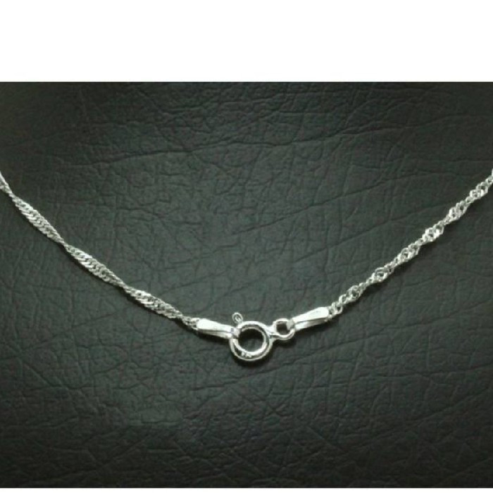 زنجیر نقره زنانه مدل دیسکو کد P980 زنجیر نقره زنانه مدل دیسکو کد P980