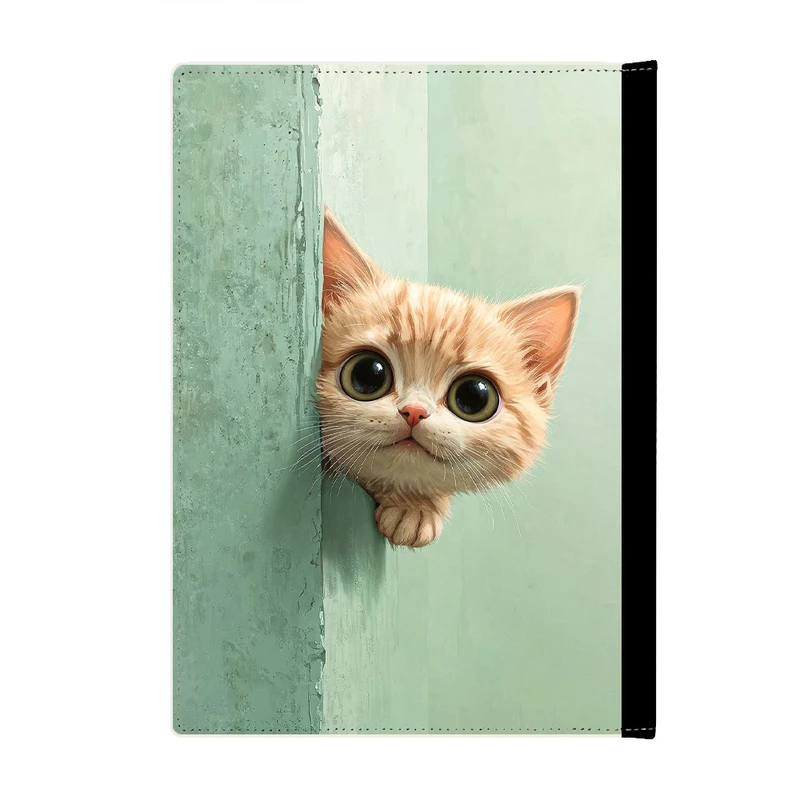 کلاسور پاد آفرین مدل گربه ناز کیوت پشت دیوار کد 129