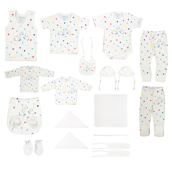 ست 19 تکه نوزادی بی بی ناز مدل 190