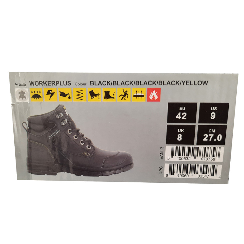 کفش ایمنی سیفتی جاگر مدل WORKERPLUS کفش ایمنی سیفتی جاگر مدل WORKERPLUS