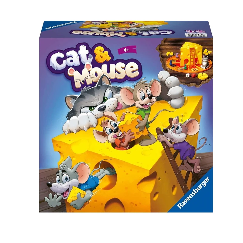 بازی فکری راونزبرگر مدل Cat And Mouse کد 24558 مناسب برای 4 سال به بالا