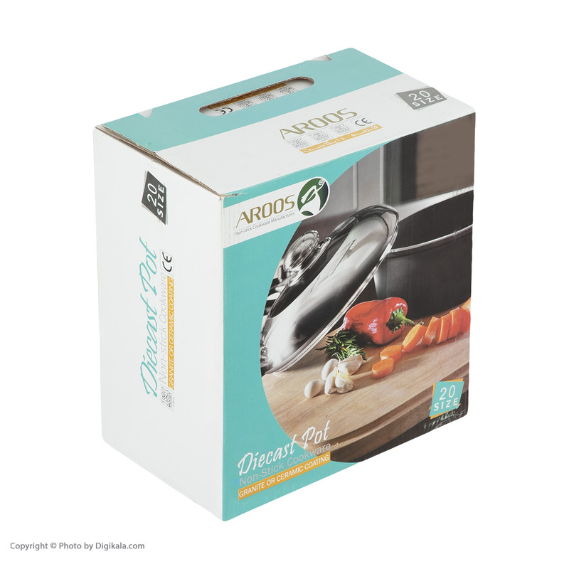 قابلمه عروس مدل کلاسیک خطی سایز 20