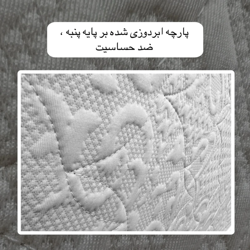 عکس شماره 4 : تشک لاین کینگ مدل طبی فنری ملبورن یکنفره سایز 180×80 سانتی متر