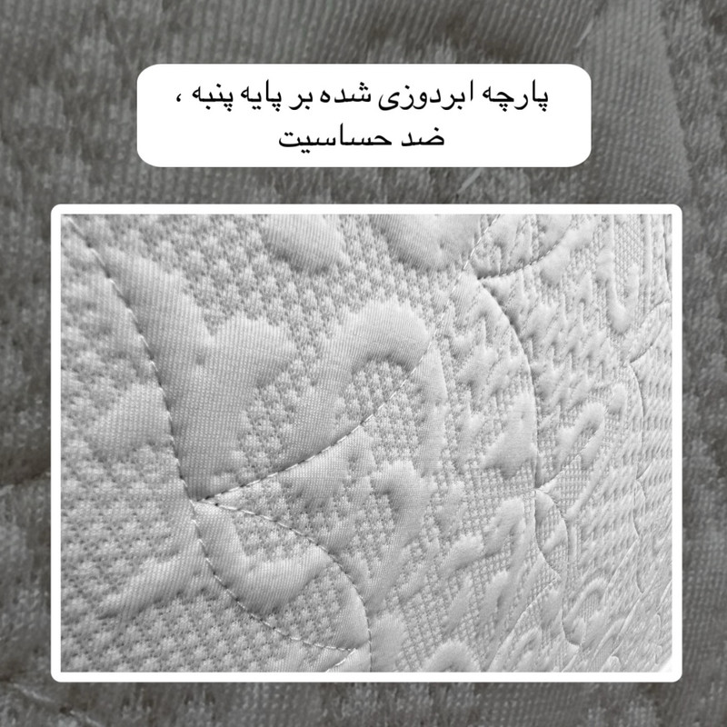 تشک طبی فنری لاین کینگ مدل پرمیوم اسلیپ یک نفره سایز 200×180 سانتی متر