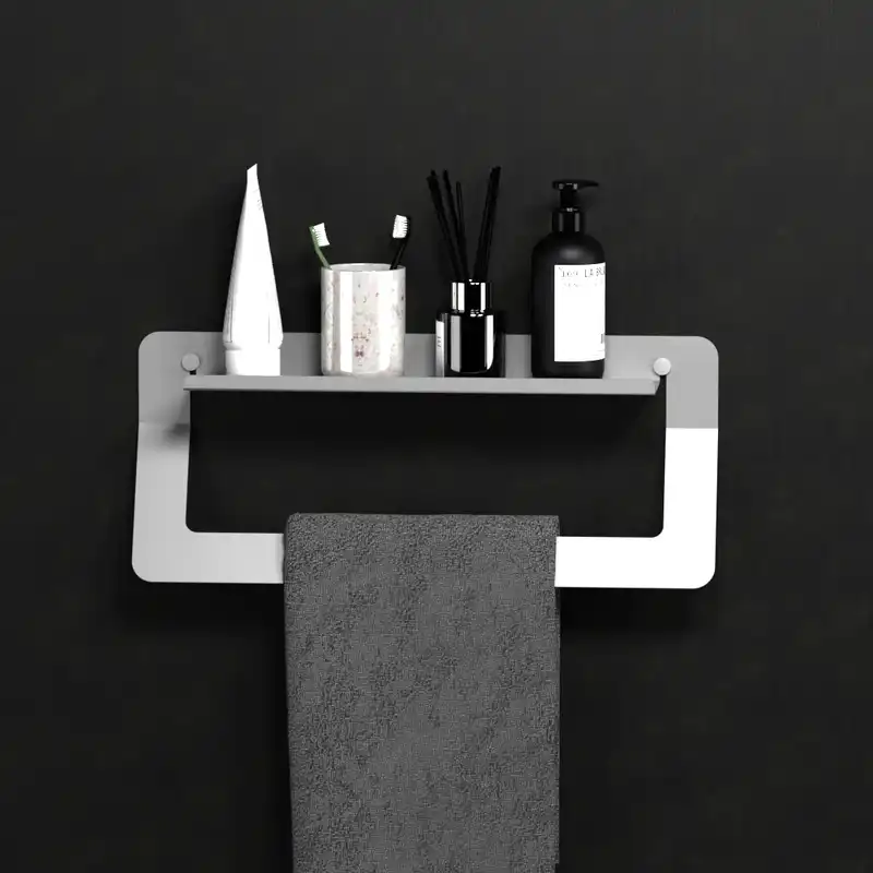 طبقه حمام مدل آویز حوله لوسی