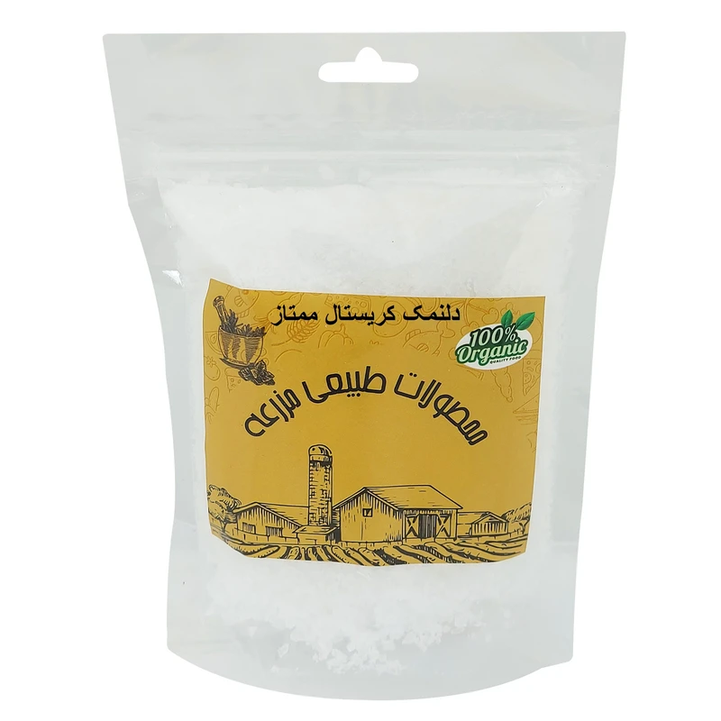 دلنمک کریستال گرانول مزرعه  -500 گرم