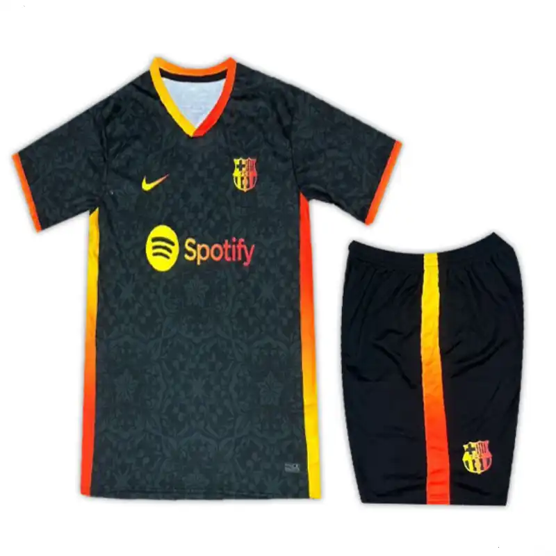 ست تی شرت و شلوارک ورزشی مردانه مدل بارسلونا کد C2024