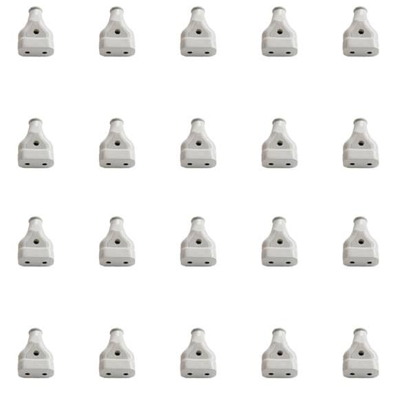 مادگی دوشاخه برق تهران مدل ab.22 بسته 20 عددی