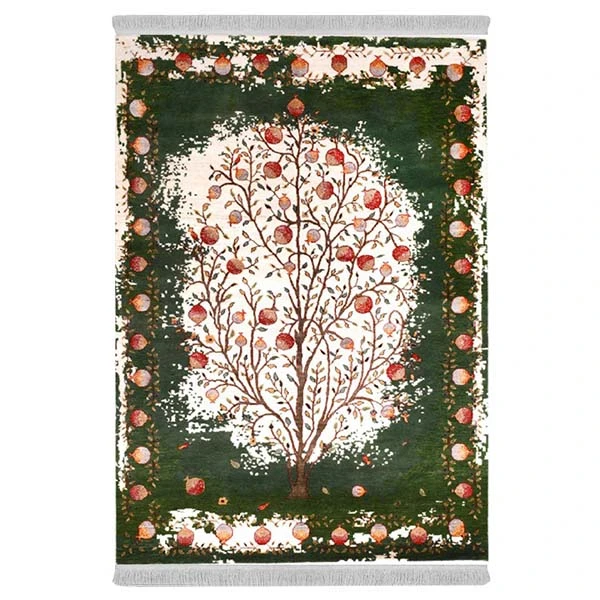 فرش پارچه‌ای دفه مدل فرشینه هازان مخمل کد 124