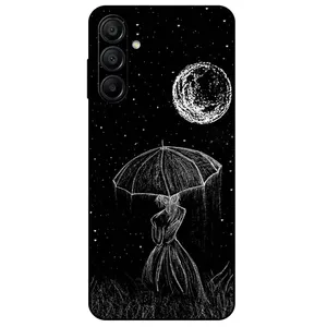 Megafone Girl and Moon 1369 Cover For Samsung Galaxy A15 4G