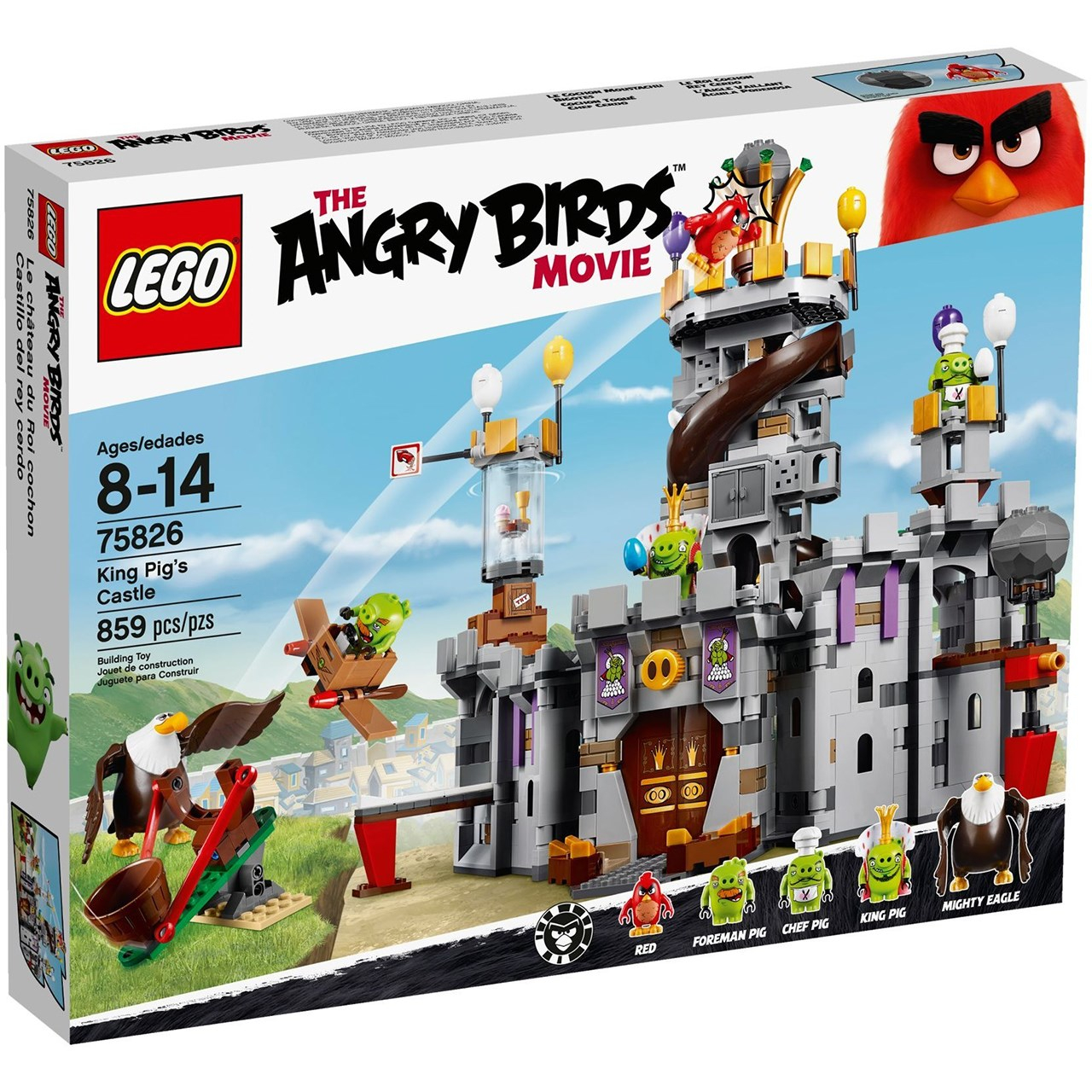 لگو سری Angry Birds مدل King Pigs Castle 75826