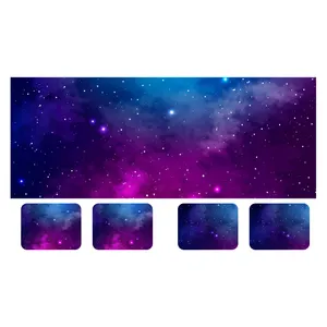برچسب پلی استیشن ۴ طرح galaxy کد 101 مجموعه ۵ عددی