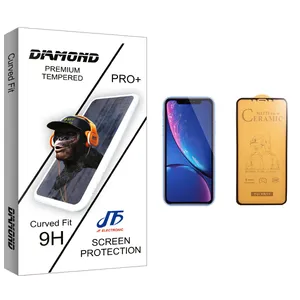 JF Diamond glass Ceramics Screen Protector For Apple اپل iPhone XR