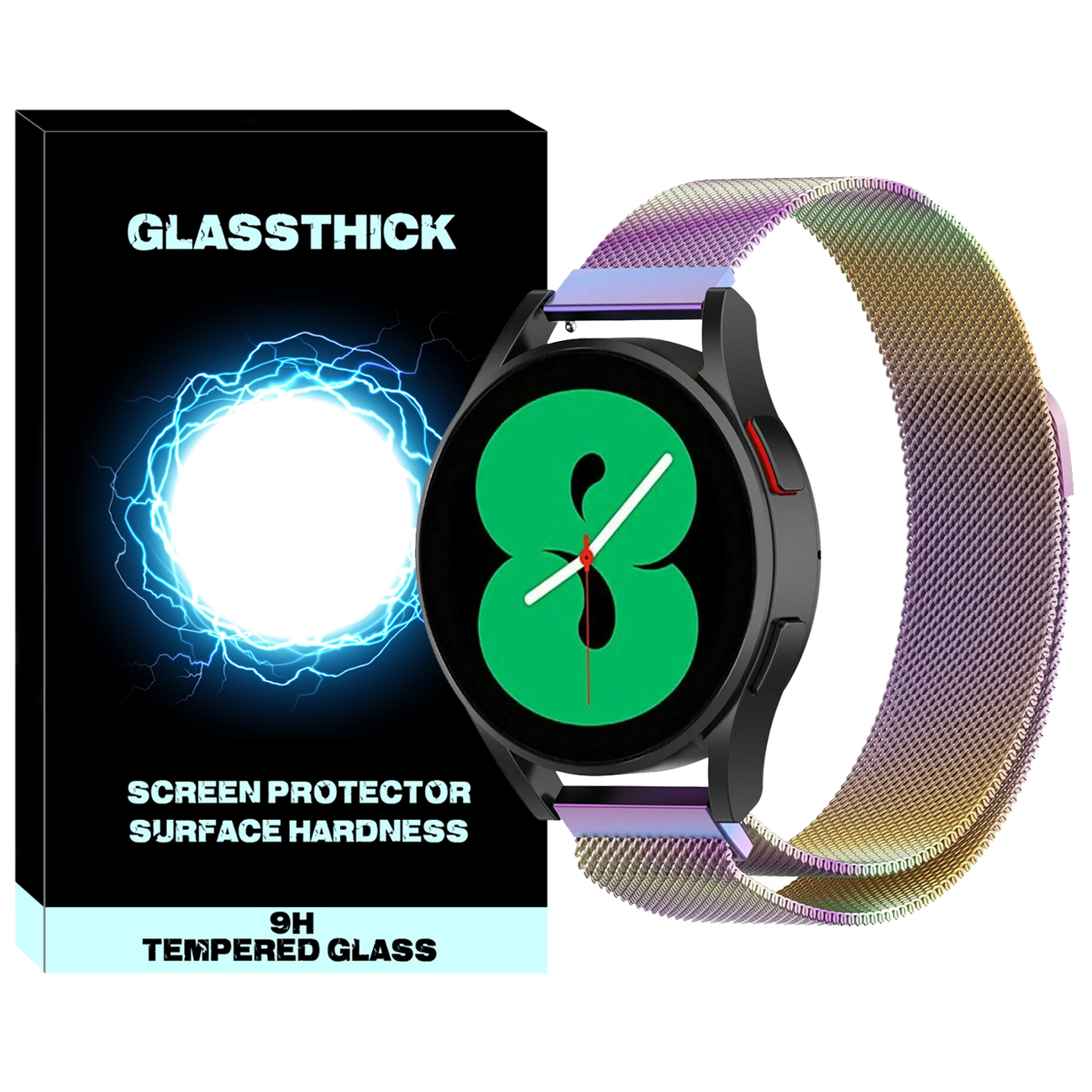 بند گلستیک مدل Milanese مناسب برای ساعت هوشمند سامسونگ Galaxy Watch 4 40mm / watch 4 42mm / watch 4 44mm / watch 4 46mm