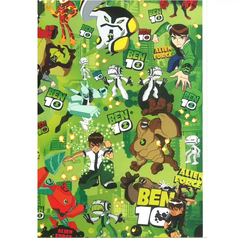 کاغذ کادو طرح بن تن کد NGHK بسته 3 عددی