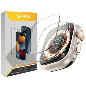 Sprig SH-SPG Glass Screen Protector For Apple Watch Ultra 49 mm 2 in pack