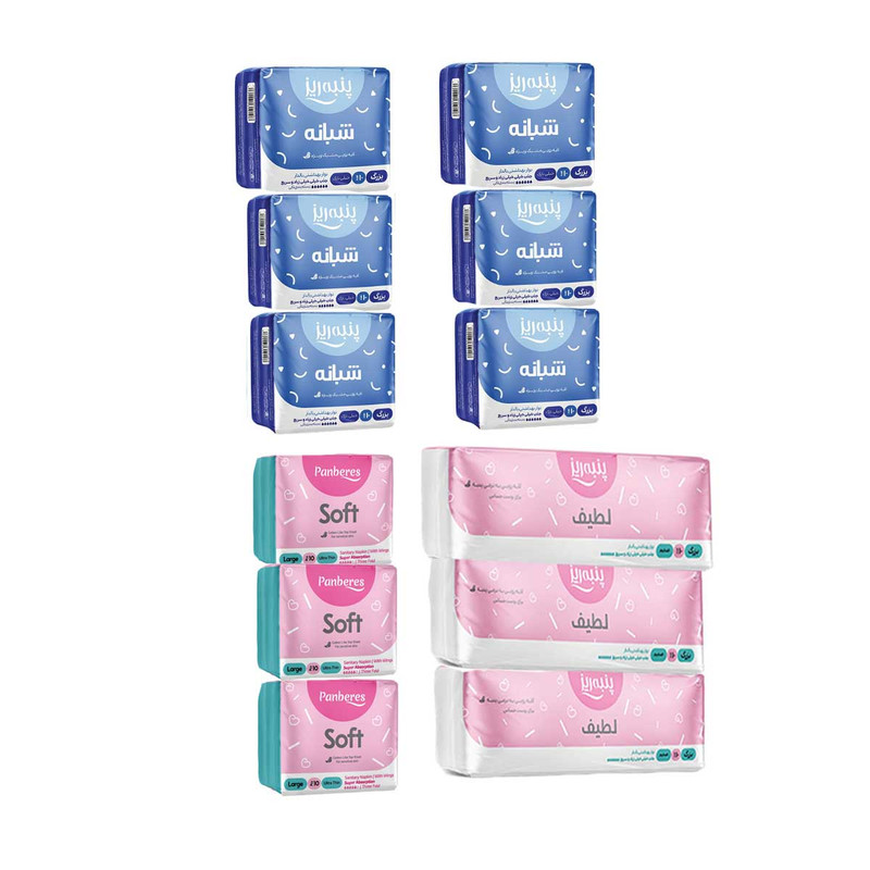 نوار بهداشتی پنبه ریز مدل Sh6_M3_S3 مجموعه 12 عددی نوار بهداشتی پنبه ریز مدل Sh6_M3_S3 مجموعه 12 عددی