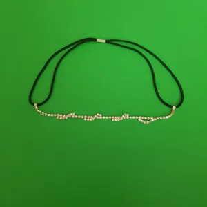 ریسه مو زنانه مدل ساده نگین دار