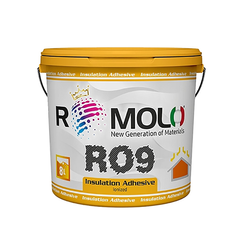چسب عایق آب بند رومولو مدل RO9 وزن 8 لیتر