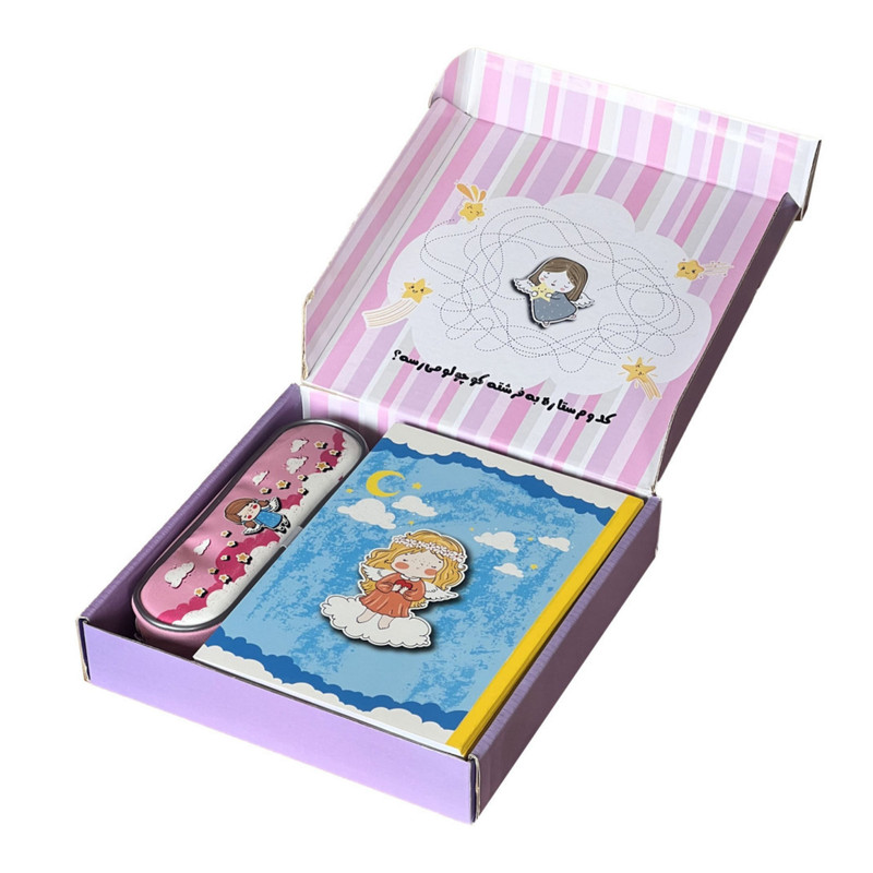 بسته لوازم تحریر پاپکو مدل پرونوت کد PK-14028 بسته 9 عددی