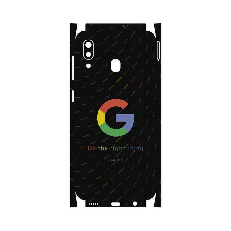 برچسب پوششی ماهوت مدل Ggl-FullSkin مناسب برای گوشی موبایل سامسونگ Galaxy A20