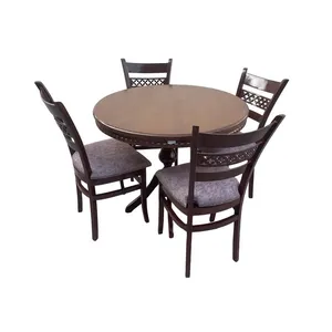 میز و صندلی ناهارخوری چهار نفره گالری والریان مدل Zanburi-25004